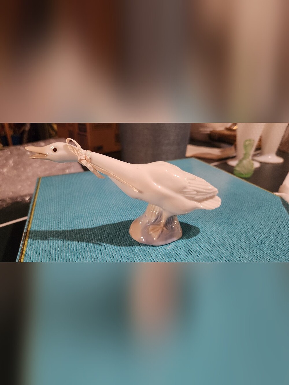 Vintage Lladro Honking Goose Figurine Made in Spain